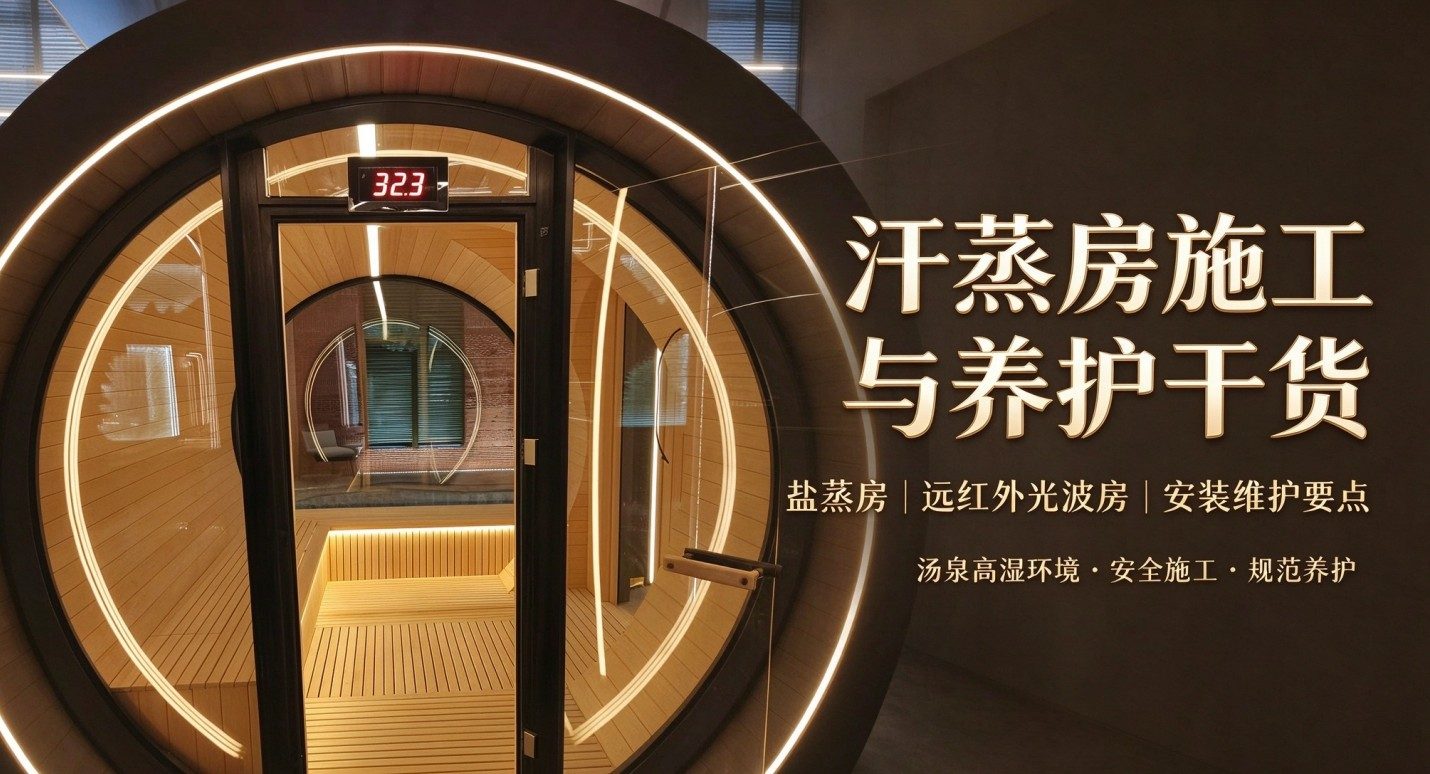 汗蒸房施工与养护干货｜做好这几点，延长使用寿命、稳定体验感